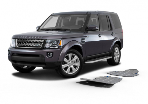sada ALU krytů podvozku Land Rover Range Rover Sport - motor+radiator a převodovka+rozdělovací