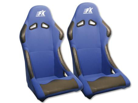 Sportovní sedačky FK Automotive Basic Modré