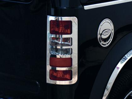 Kryty zadních světel - nerez Ford Transit Connect