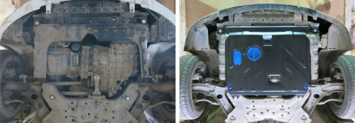 ocelový kryt motoru a převodovky Hyundai Accent / Solaris IV