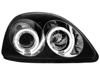 Přední čirá světla černá Angel EyesToyota Yaris