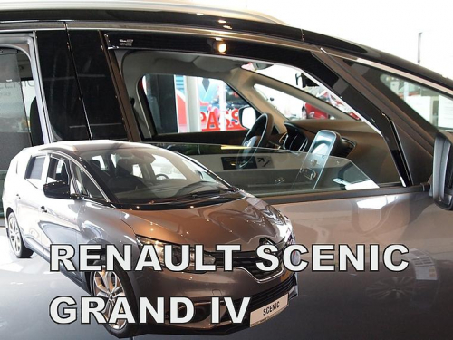 Deflektory-ofuky oken Renault Scenic Grand - přední