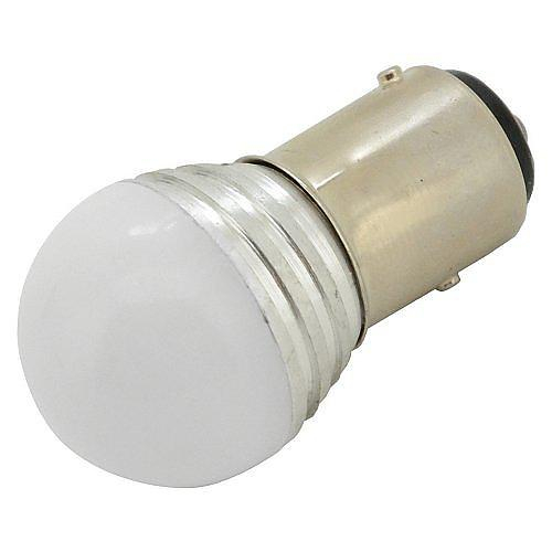 LED žárovka 9 SMD LED 1chip 12V BaY15d CAN-BUS ready, bílá-1ks