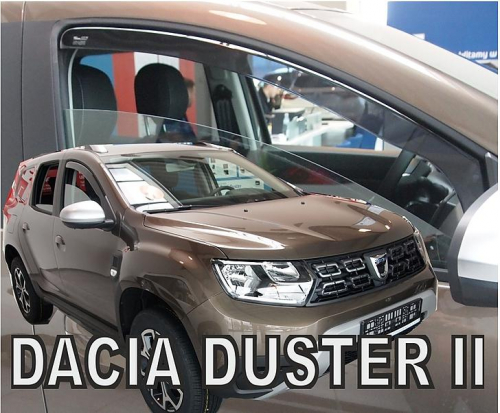 Deflektory-ofuky oken Dacia Duster - přední