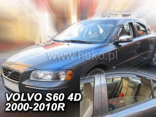 Deflektory-ofuky oken Volvo S60 + zadní