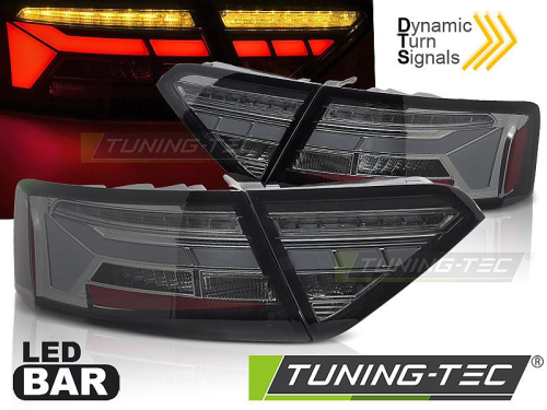 Zadní LED BAR světla Audi A5 dynamická - kouřové provedení