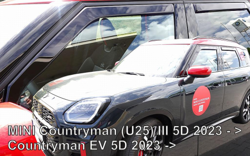 Deflektory-ofuky oken Mini Countryman III, 5dvéř. (+ zadní)