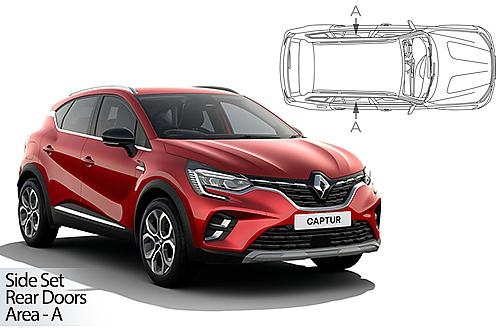 Sluneční clony CarShades Renault Captur II - 2 ks