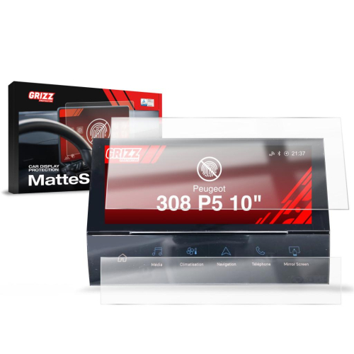 Matná folie na LCD display navigace Peugeot 308 P5