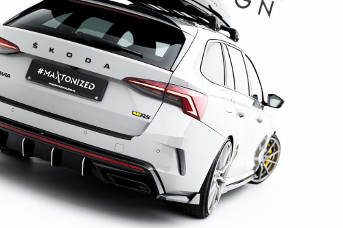 Nástavky zadního nárazníku V.8 Škoda Octavia RS Liftback / Combi Mk4 / Facelift