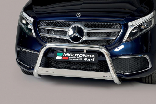 Nerezový přední ochranný rám Mercedes V Class W447 facelift 2020