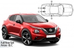 Sluneční clony CarShades Nissan Juke, 5dvéř.