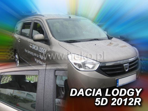 Deflektory-ofuky oken Dacia Lodgy + zadní