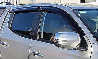 Deflektory - ofuky oken Mitsubishi L200 V double cab - velké