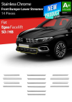 Nerez - chrom dekory předního nárazníku Fiat Tipo facelift