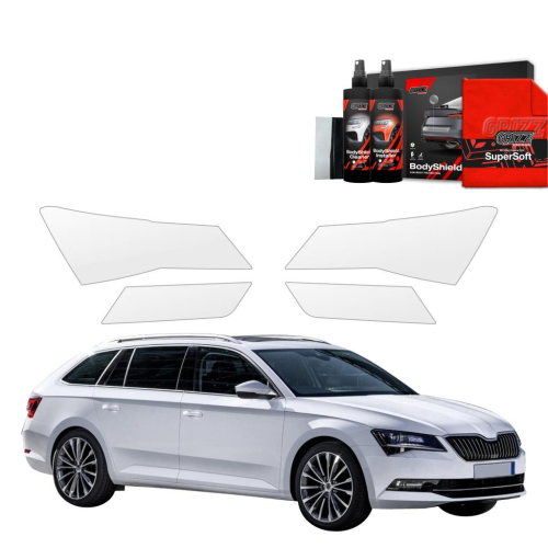 Ochranná folie GRIZZ na přední světlomety Skoda Superb III Combi