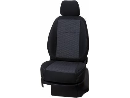 Autopotahy Exclusive, šedo/ černé Škoda Roomster