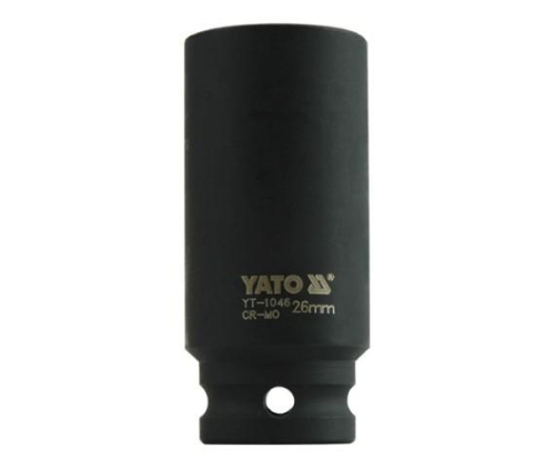 Nástavec 1/2" rázový šestihranný hluboký 26mm CrMo