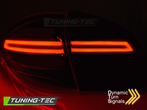 Zadní dynamická světla LED BAR pro Porsche Cayenne, kouřové provedení