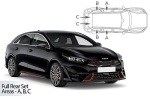 Sluneční clony CarShades Kia ProCeed III - 6 ks