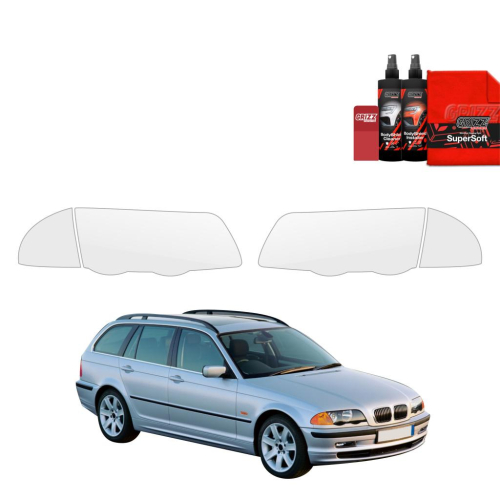 Ochranná folie GRIZZ na přední světlomety BMW 3 E46 Kombi Pre-LCI