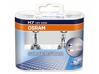 Autožárovky Osram Silverstar H7 55W