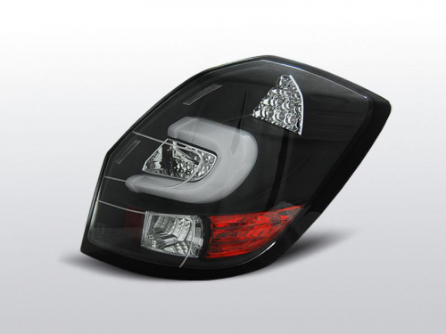 Zadní LED světla Škoda Fabia II, černé