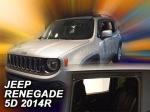 Deflektory-ofuky oken Jeep Renegade + zadní