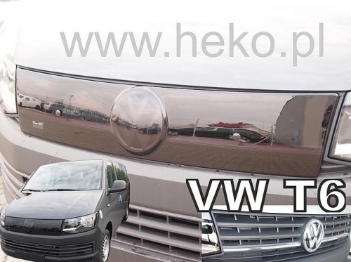 Zimní clona Volkswagen Transporter / Caravelle T6 horní černá mříž