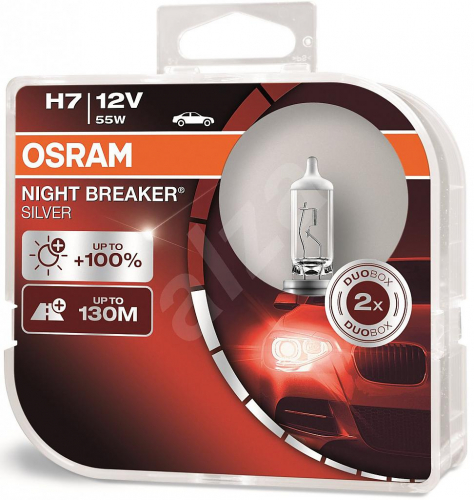 Autožárovky Osram Nightbreaker SILVER H7 55W
