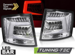 Zadní LED světla Škoda Octavia III Combi Facelift, provedení chrom