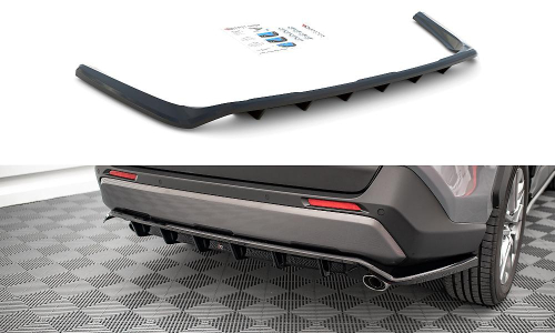 Zadní spoiler nárazníku Toyota RAV4 Mk5, s žebrováním