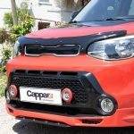 Plexi lišta přední kapoty Kia Soul