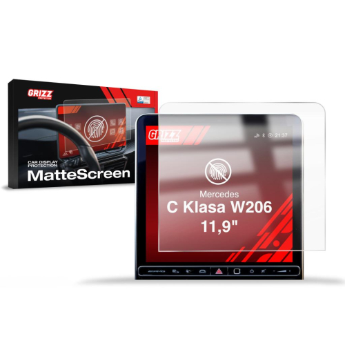 Matná folie na LCD display navigace Mercedes C Class W206