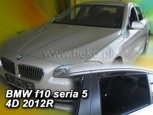 Deflektory-ofuky oken BMW 5 serie F10 + zadní