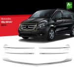 Nerez lišty masky Mercedes Vito W447 - široký model