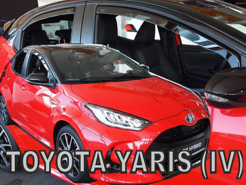 Deflektory-ofuky oken Toyota Yaris + zadní