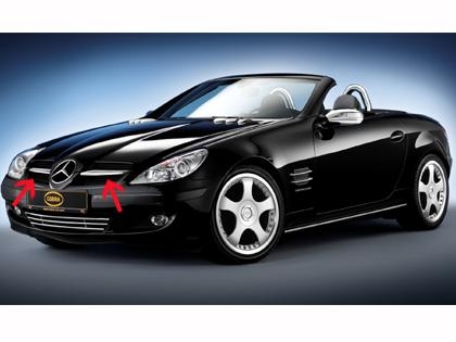 Nerez mřížka předního chladiče Mercedes SLK R171