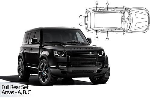 Sluneční clony CarShades Land Rover Defender L663 - 12 ks