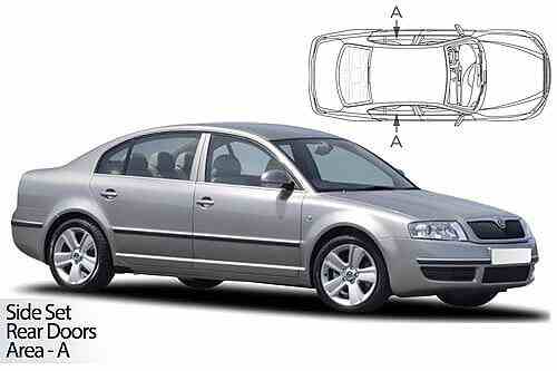 Sluneční clony CarShades ŠKODA Superb I, 4-dvéř.