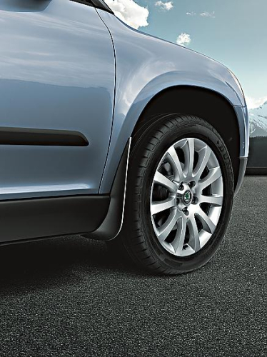 Lapače nečistot - zástěrky Škoda Yeti - přední, originál