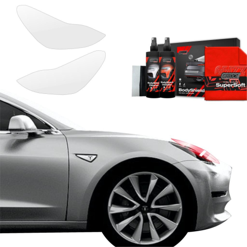 Ochranná folie GRIZZ na přední světlomety Tesla Model 3