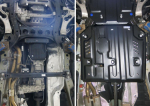 ocelový kryt převodovky a rozdělovací převodovky Volkswagen Touareg