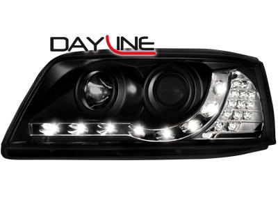 Přední světla Devil Eyes s LED blinkrem Volkswagen T5