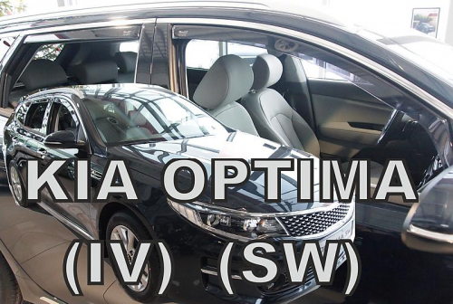 Deflektory-ofuky oken Kia Optima sportswagon IV + zadní