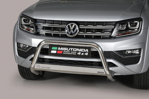 Nerezový přední ochranný rám Volkswagen Amarok Highline / V6, 63mm