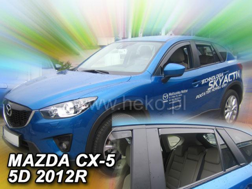 Deflektory-ofuky oken Mazda CX-5 + zadní