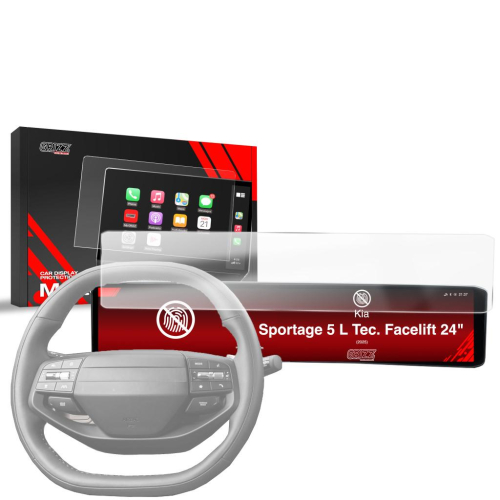 Matná folie na LCD display navigace Kia Sportage 5 L Tec. Facelift 24" (2025)