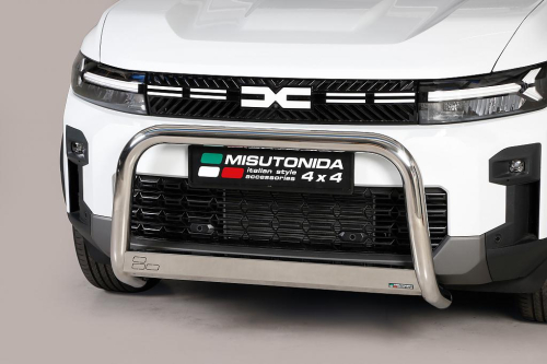 Nerezový přední ochranný rám Dacia BIGSTER, 63mm