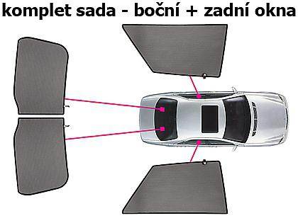 Sluneční clony CarShades HONDA Civic VIII, 3-dvéř.